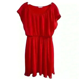 Elegant Red Women's Dress